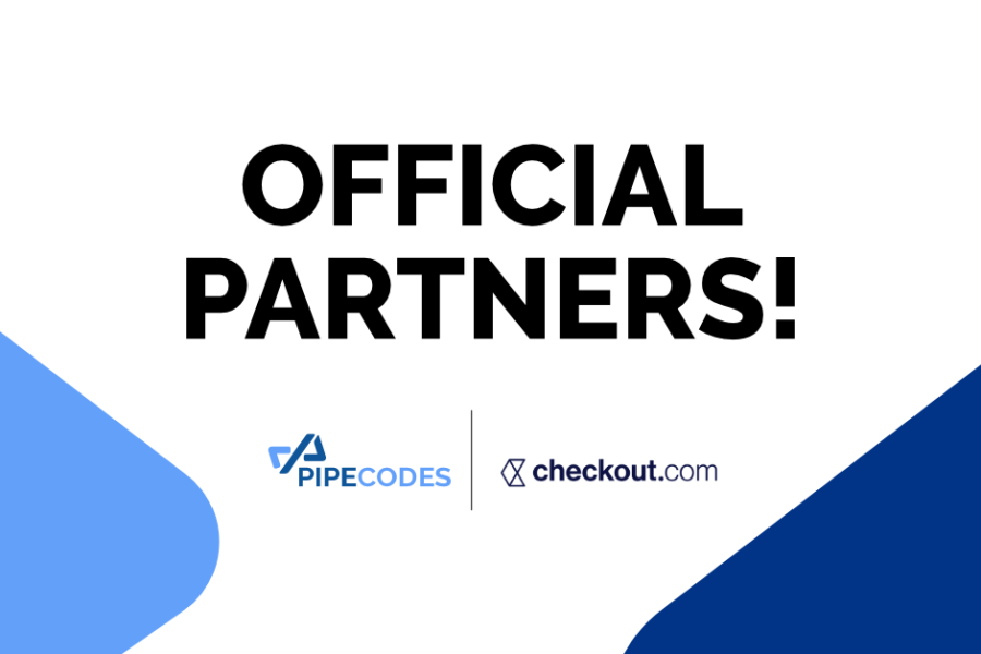 PIPECODES and Checkout.com partnership