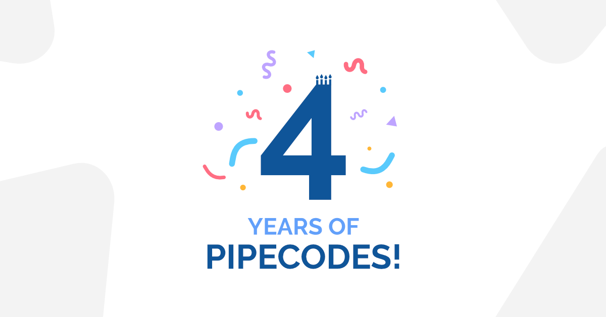 4 years of PIPECODES